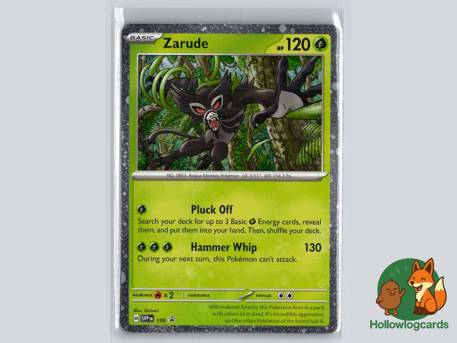 Zarude (199) - Scarlet & Violet Pokémon Card