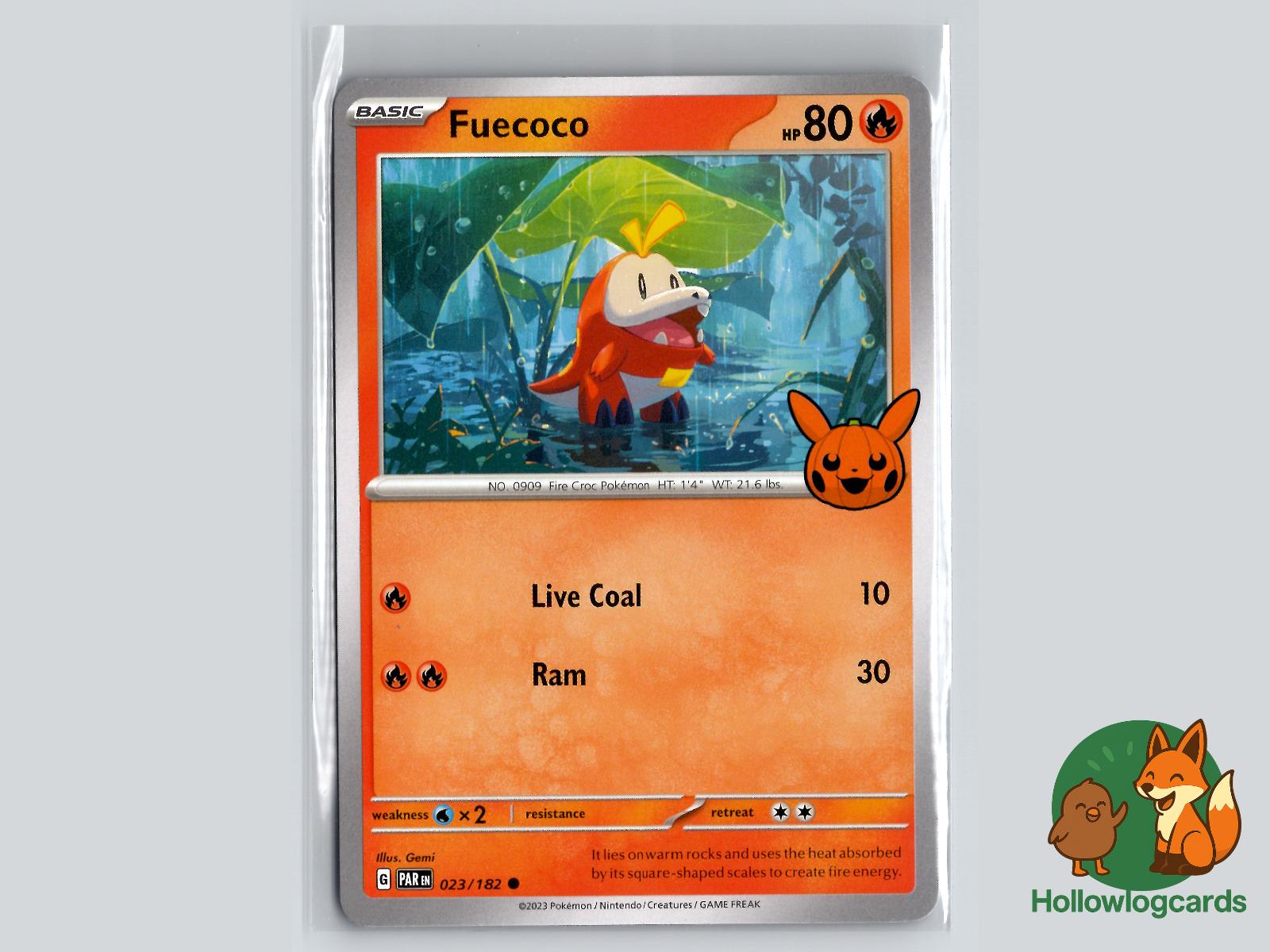 Fuecoco (023/182) Pokémon Card