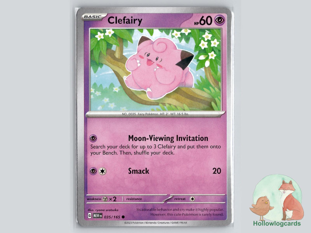 Clefairy (035/165) - 151 Pokémon Card