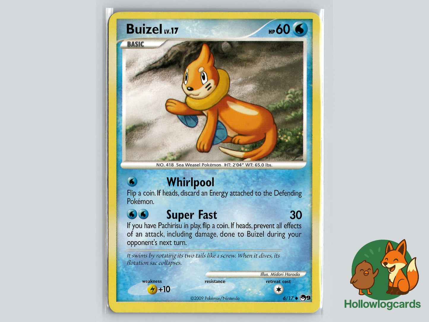 Buizel (6/17) - POP Series 9 Pokémon Card