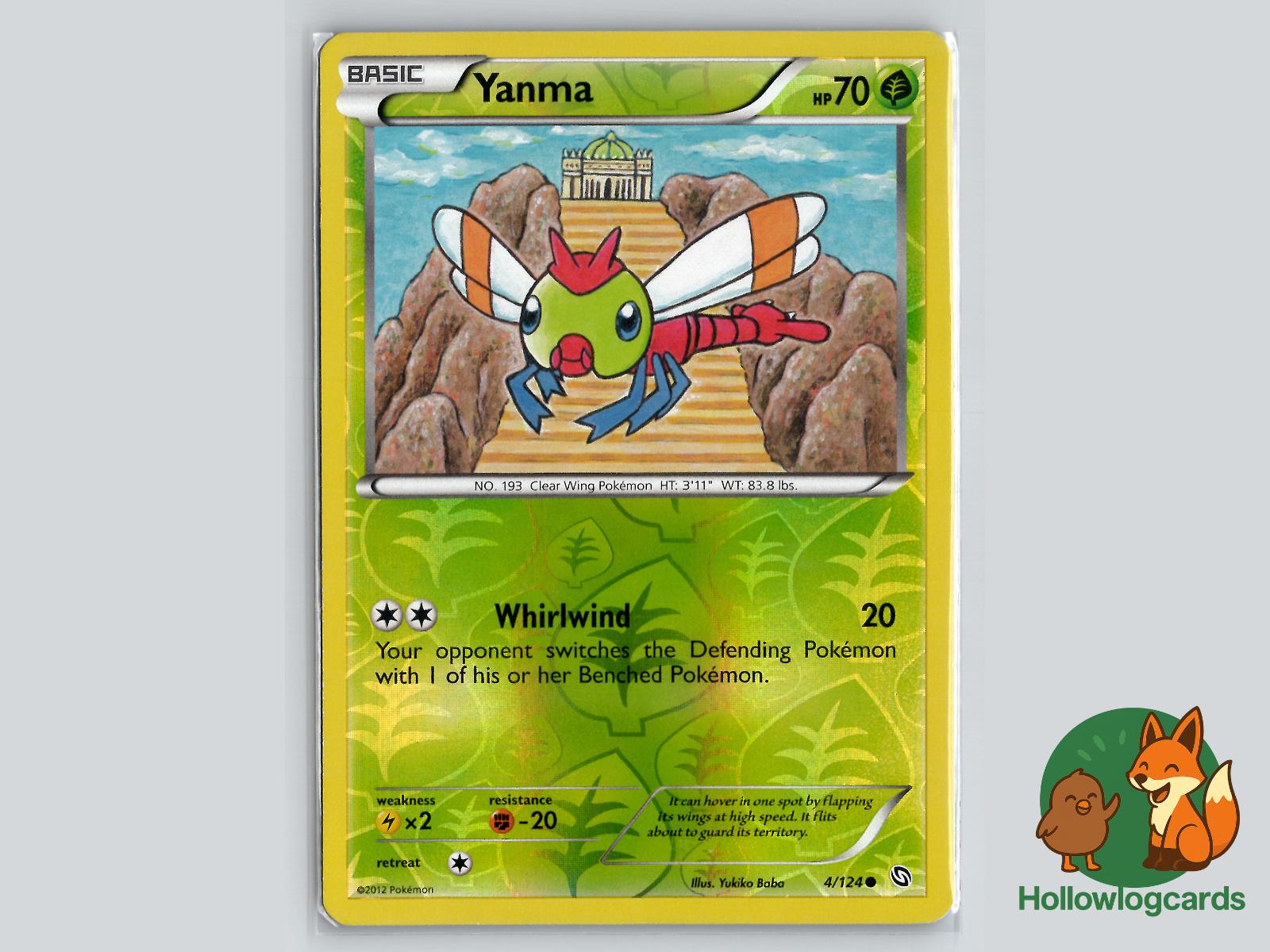 Yanma (4/124) - Dragons Exalted Pokémon Card
