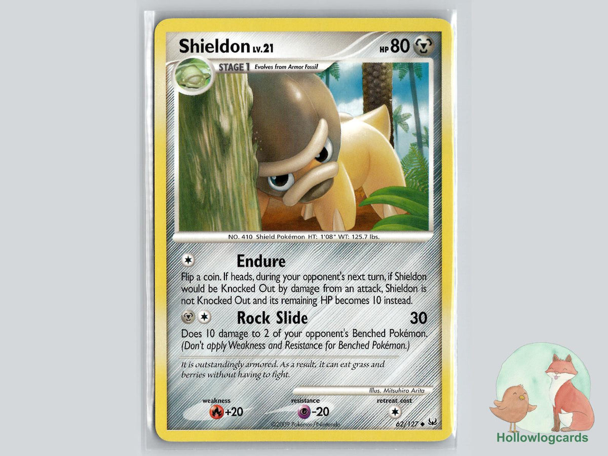 Shieldon (62/127) - Platinum Pokémon Card