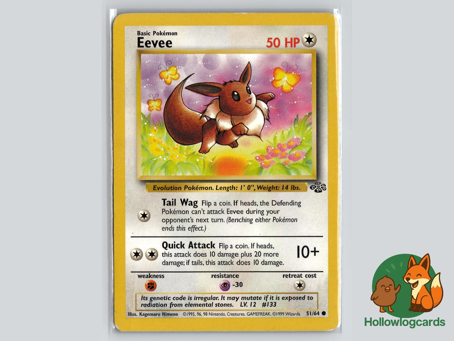 Eevee (51/64) - Jungle Pokémon Card
