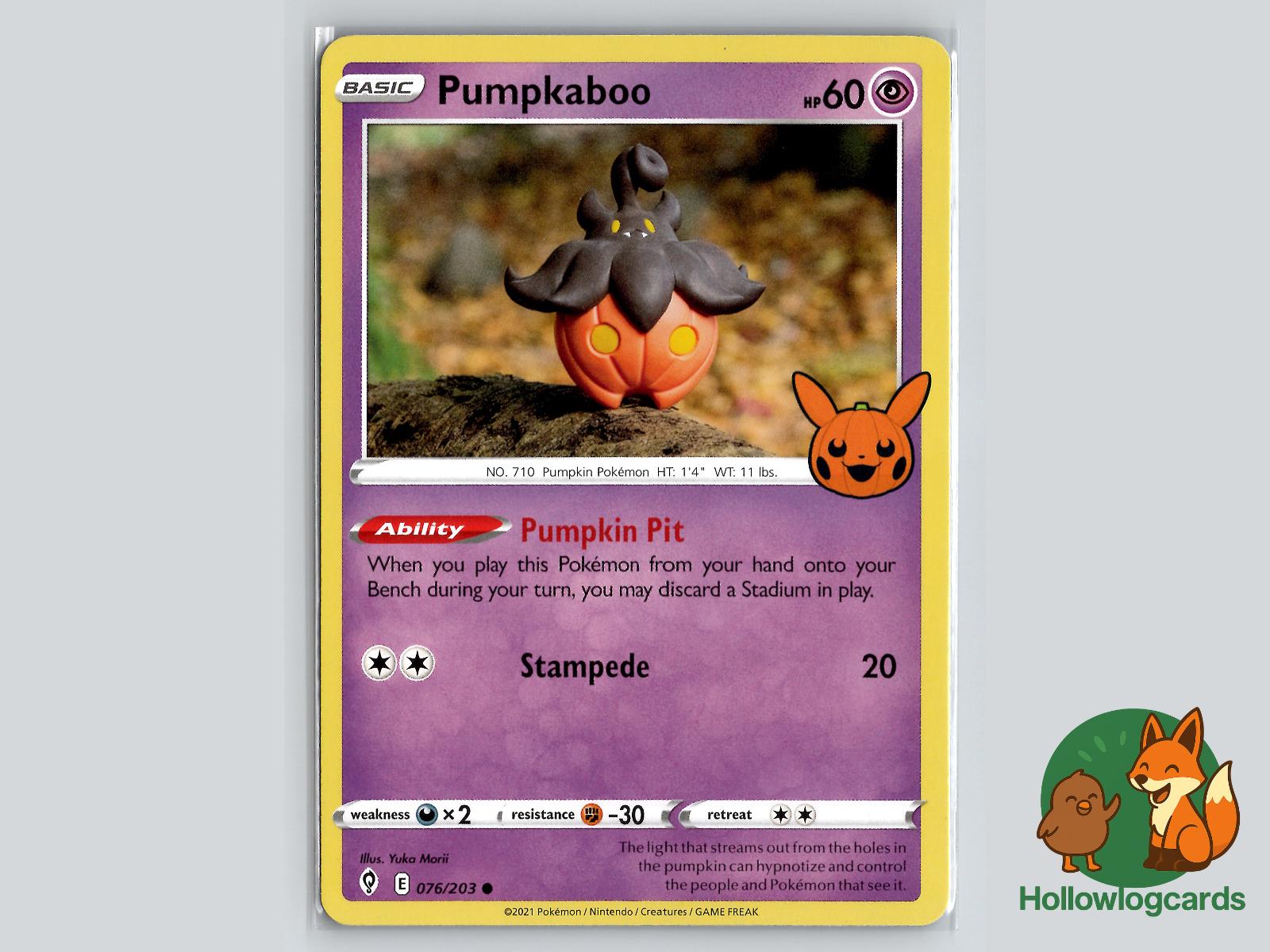 Pumpkaboo (076/203) Pokémon Card