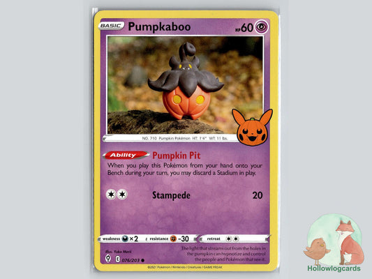 Pumpkaboo (076/203) Pokémon Card