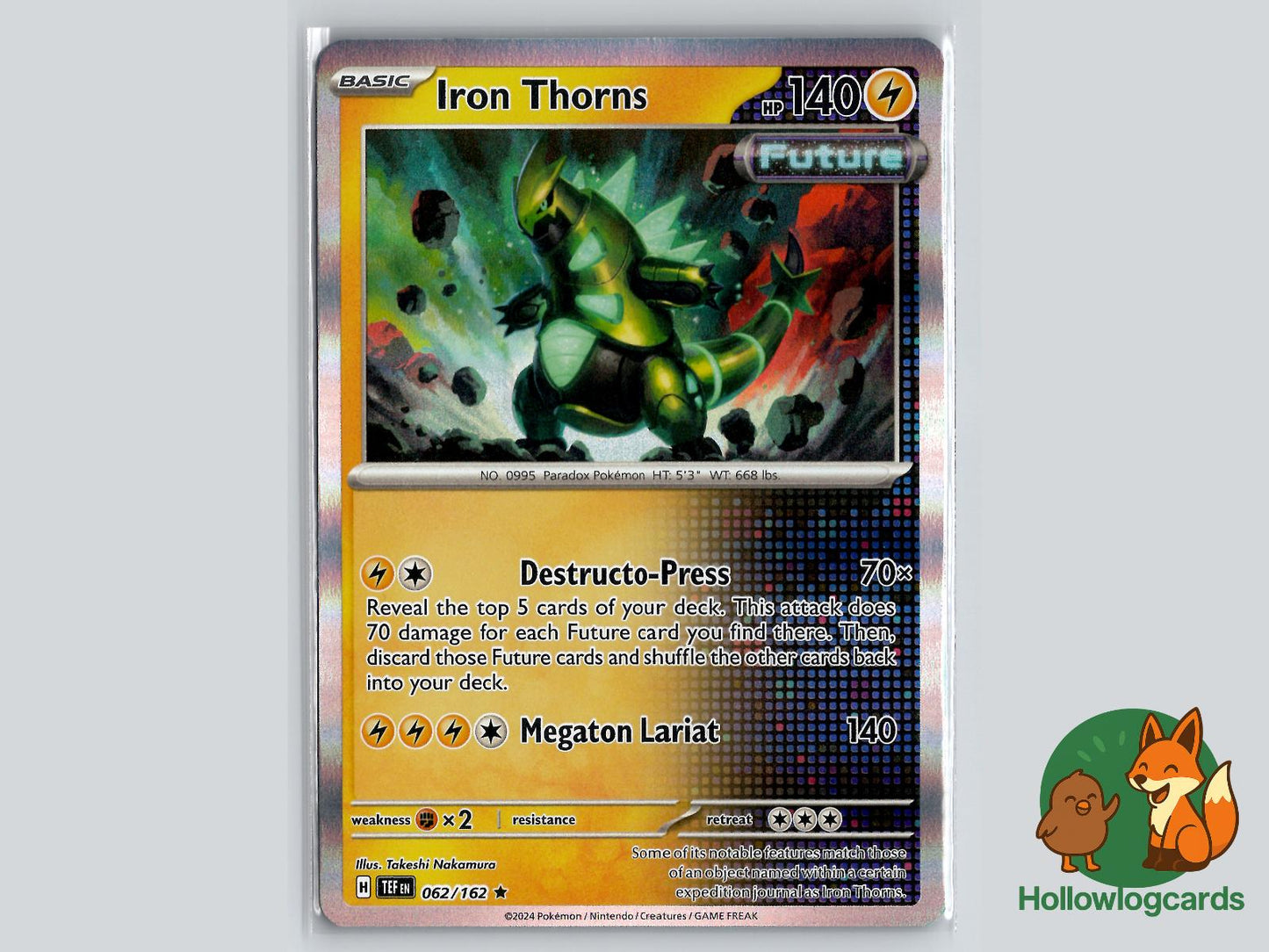 Iron Thorns (062/162) - Temporal Forces Pokémon Card