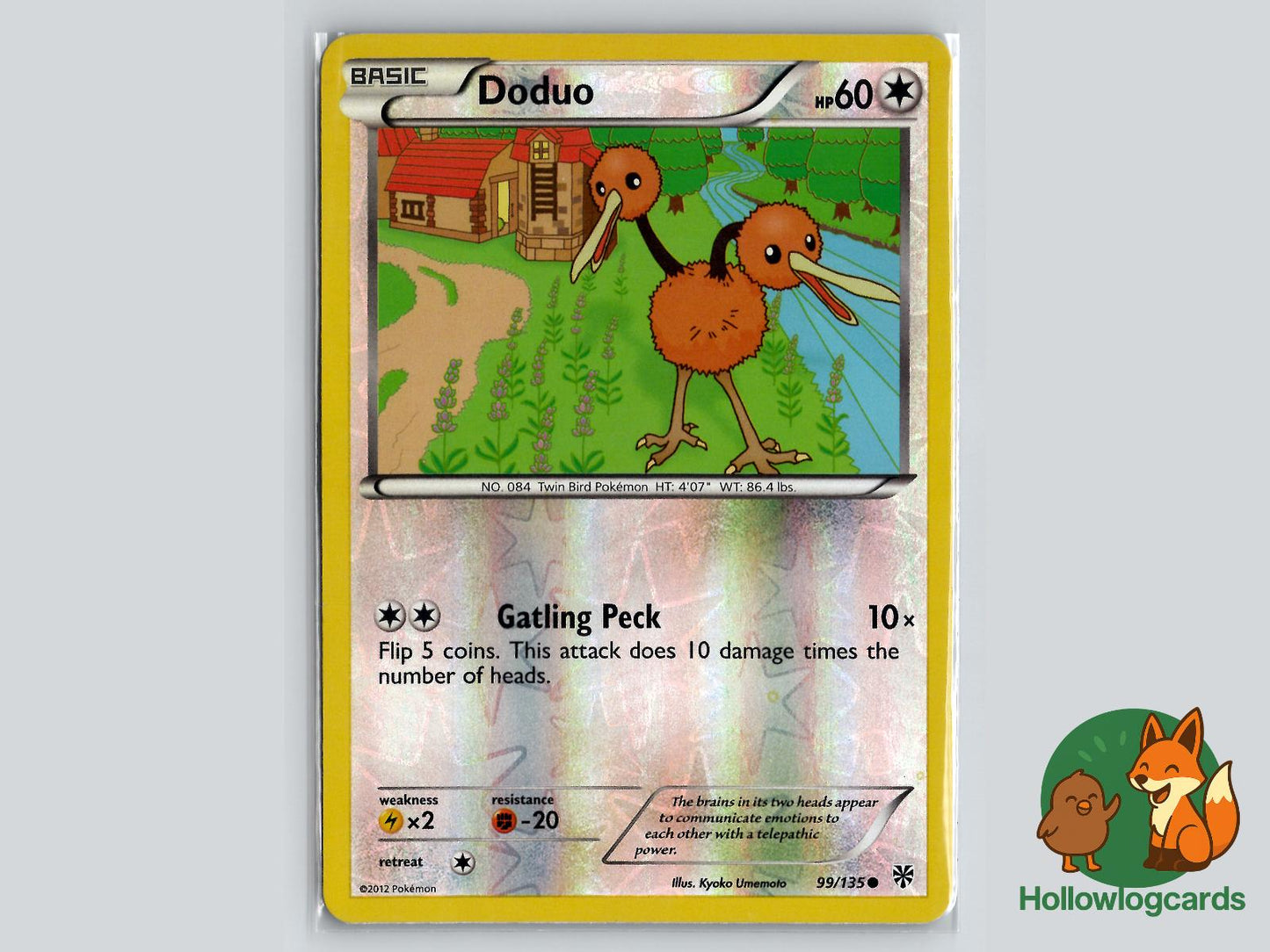 Doduo (99/135) - Plasma Storm Pokémon Card