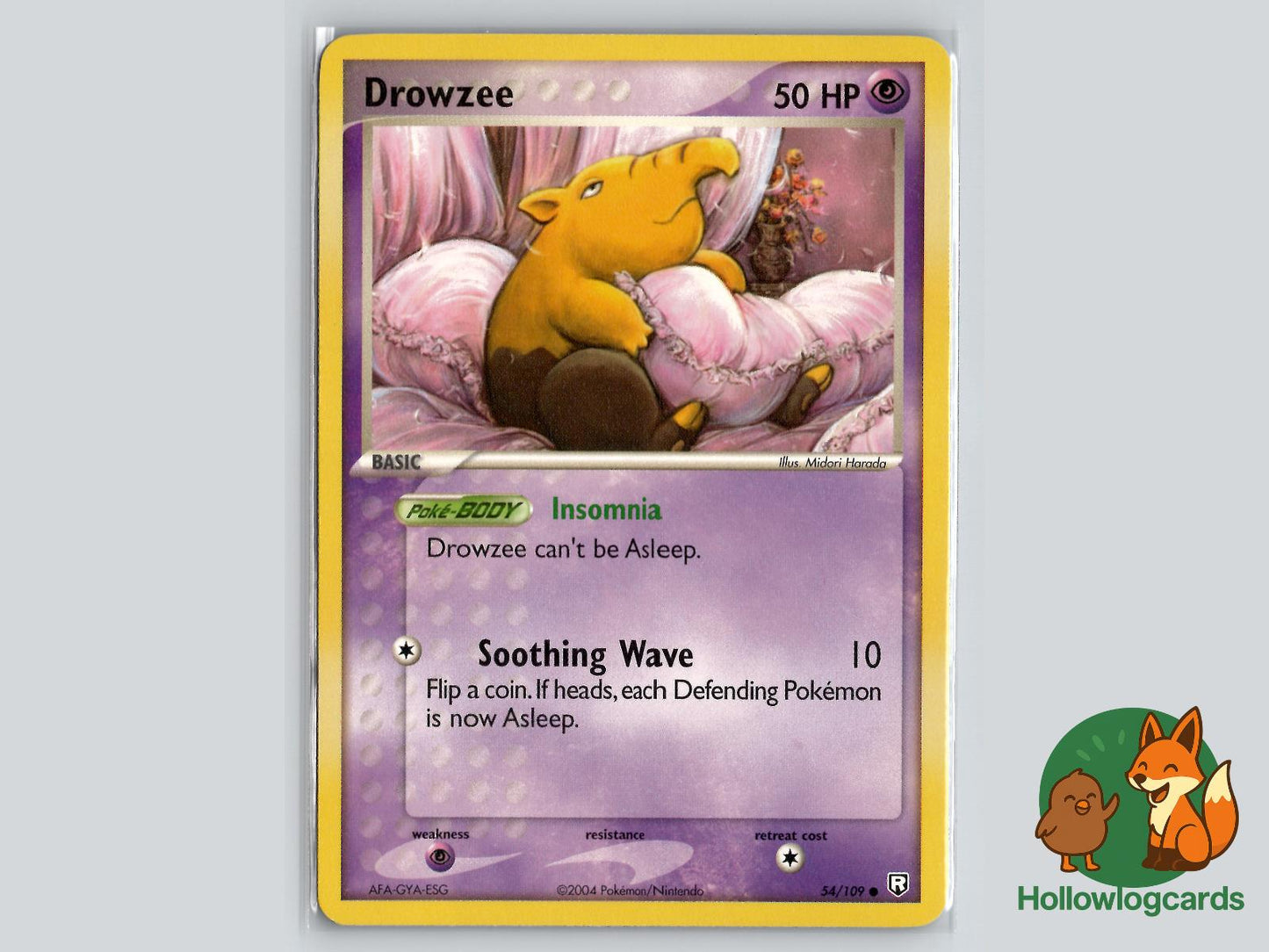 Drowzee (54/109) - Team Rocket Returns Pokémon Card