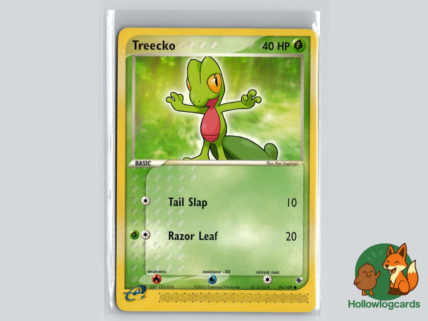 Treecko (76/109) - Ruby & Sapphire Pokémon Card