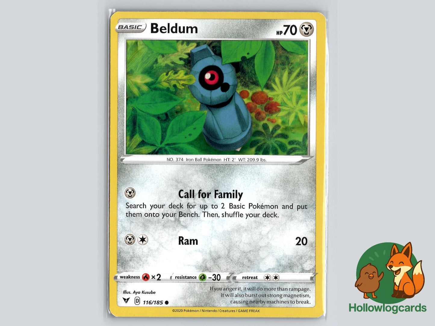 Beldum (116/185) - Vivid Voltage Pokémon Card