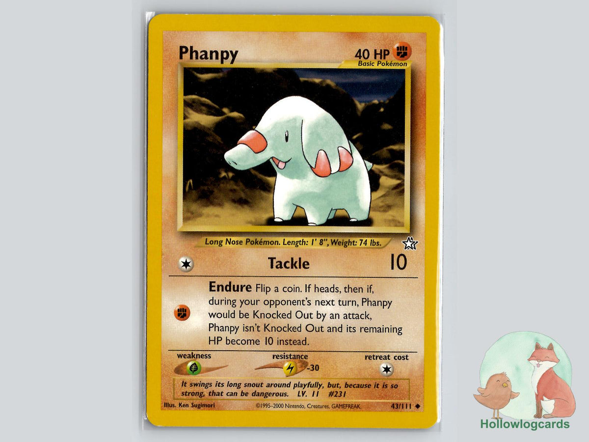 Phanpy (43/111) - Neo Genesis Pokémon Card