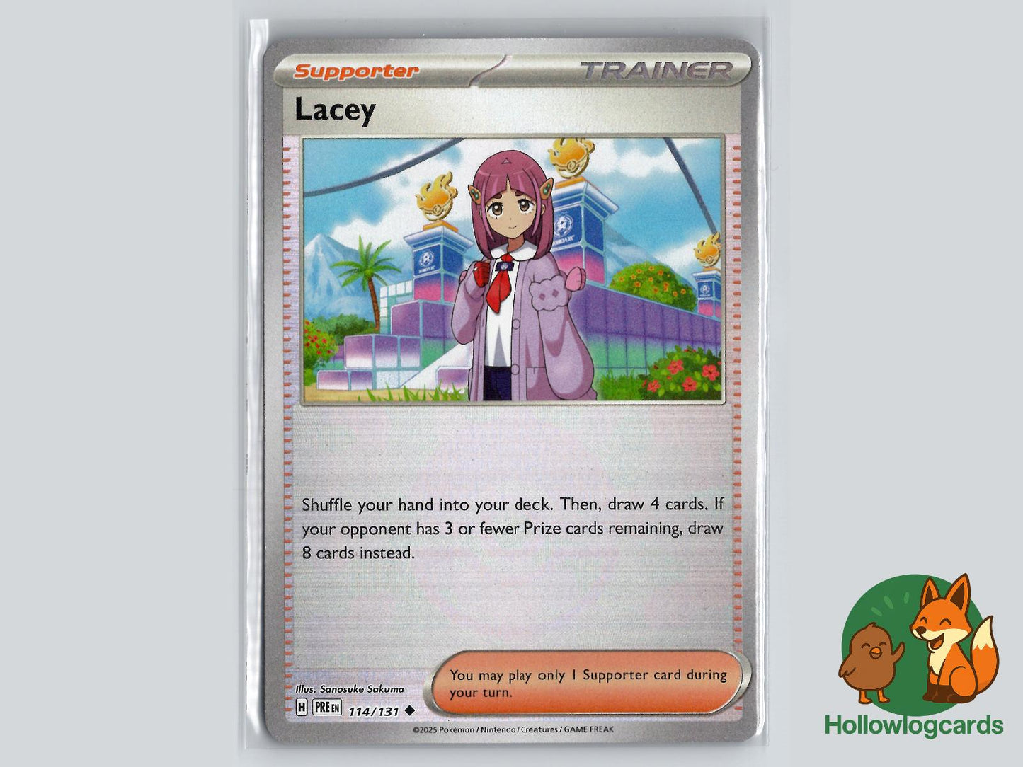 Lacey (114/131) - Prismatic Evolutions Pokémon Card