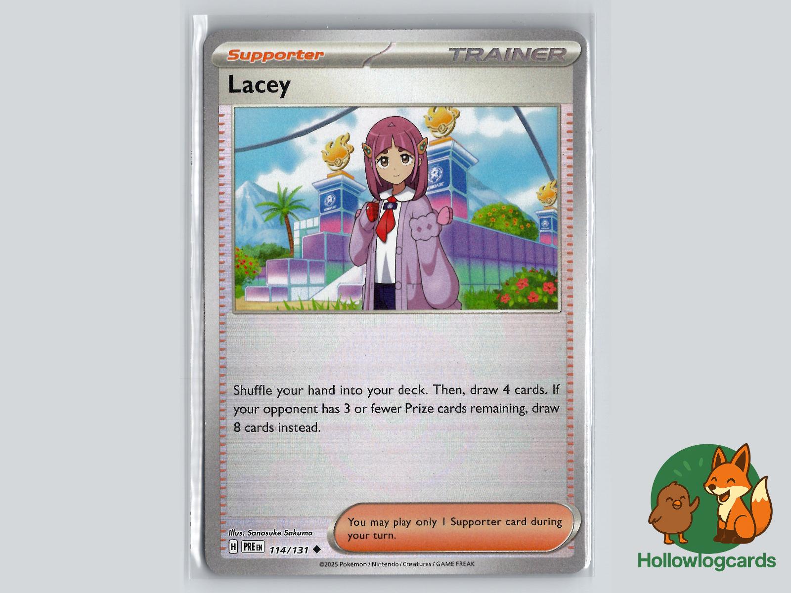 Lacey (114/131) - Prismatic Evolutions Pokémon Card