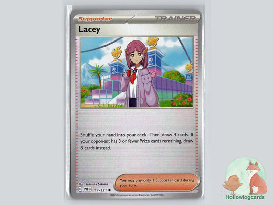 Lacey (114/131) - Prismatic Evolutions Pokémon Card