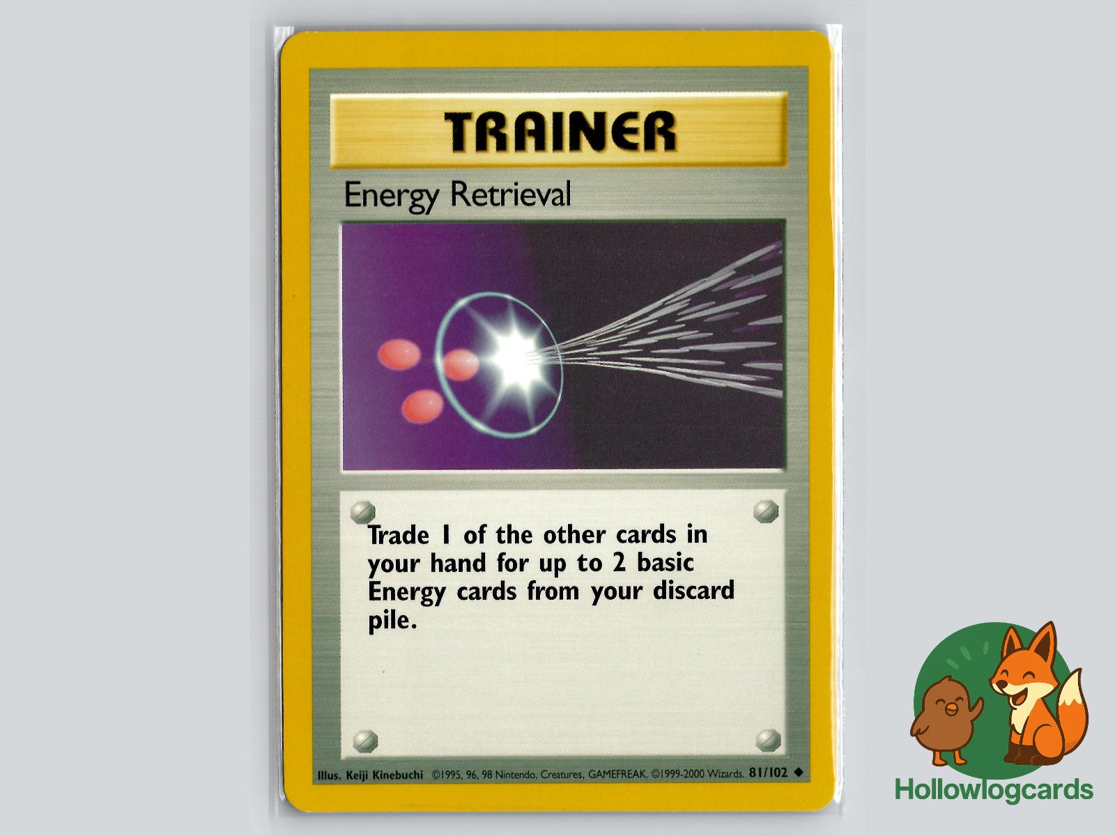 Energy Retrieval (81/102) - Base Pokémon Card
