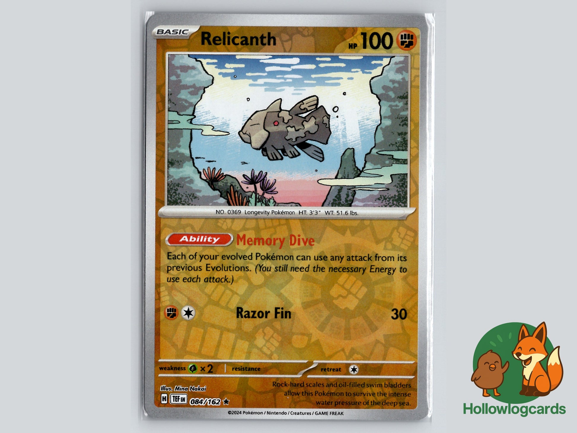 Image of Relicanth Temporal Forces (TEF) #084