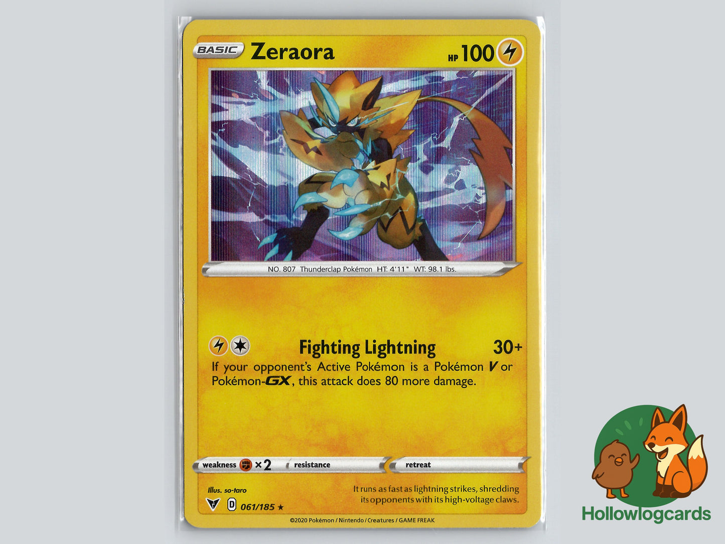 Image of Zeraora Vivid Voltage (VIV) #061