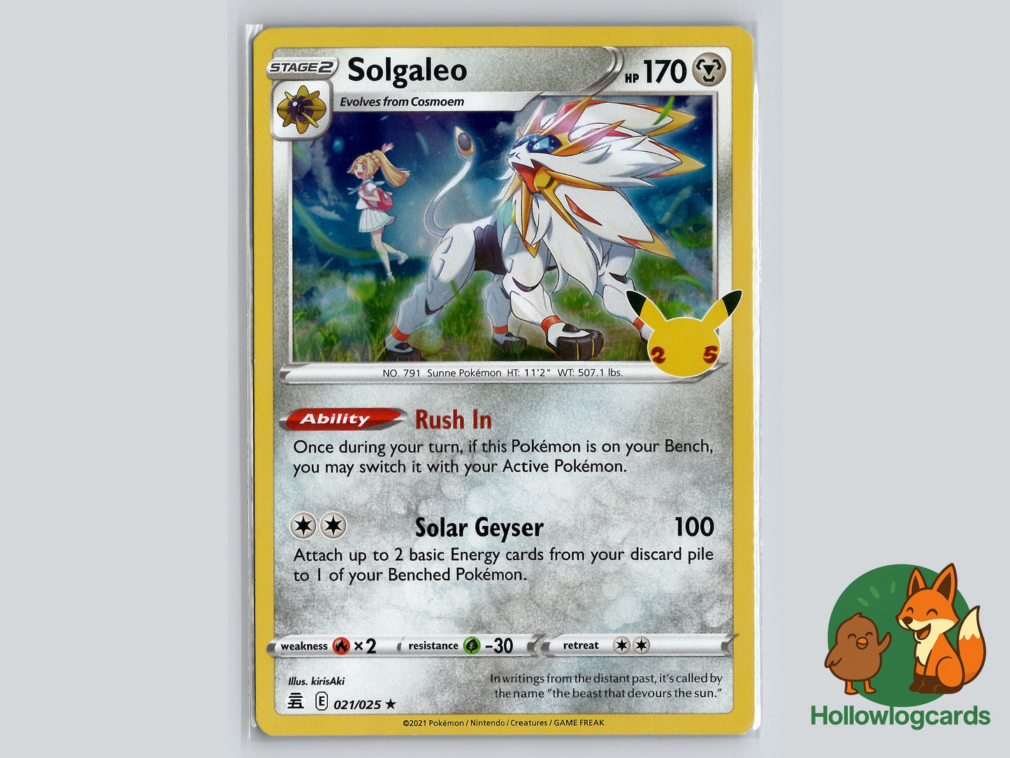 Image of Solgaleo Celebrations (CEL) #021