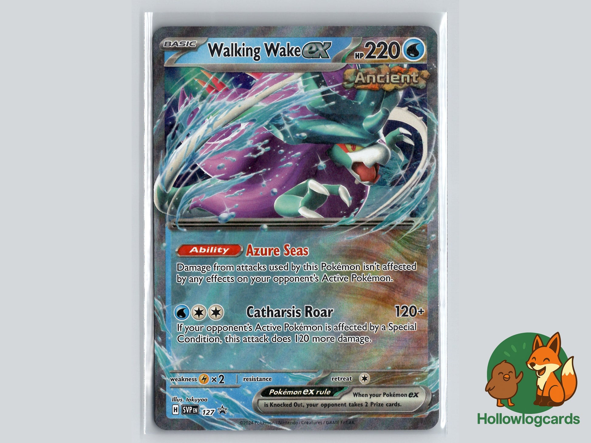 Image of Walking Wake ex Scarlet and Violet Promos (svp) #127
