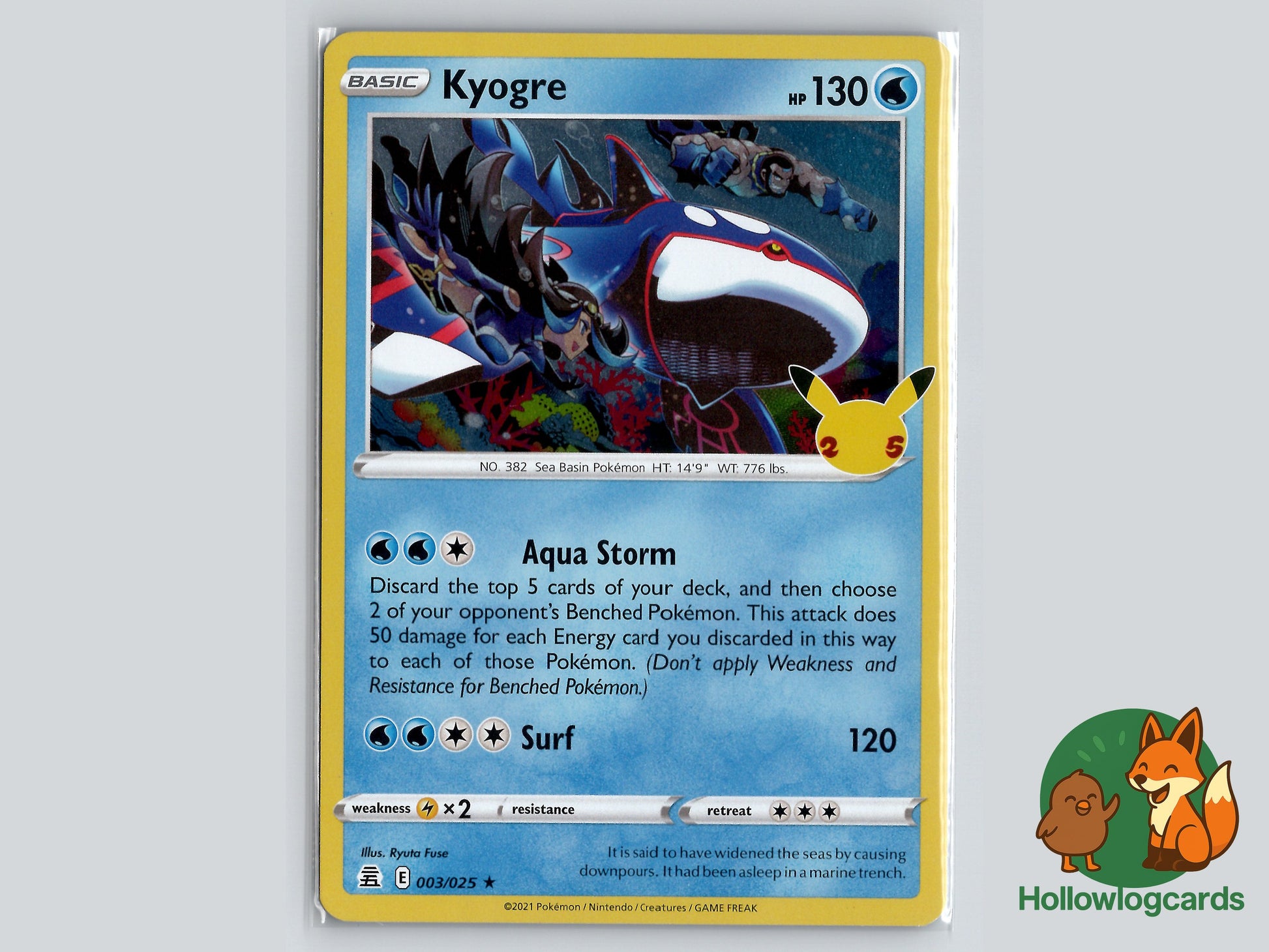 Image of Kyogre Celebrations (CEL) #003