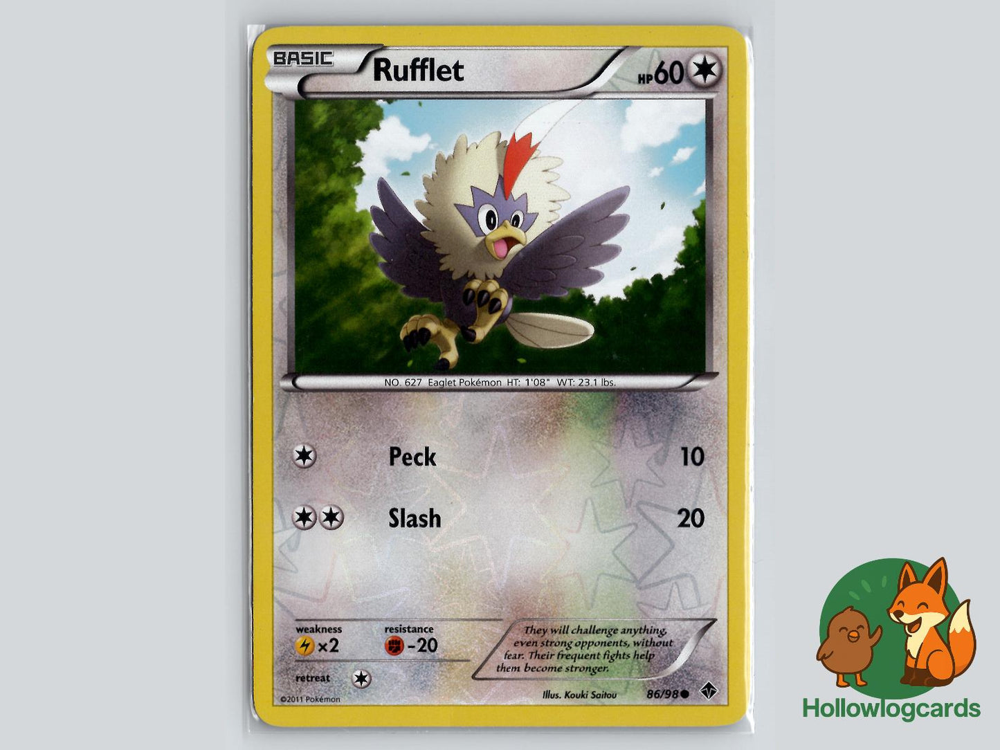 Rufflet (86/98) - Emerging Powers Pokémon Card