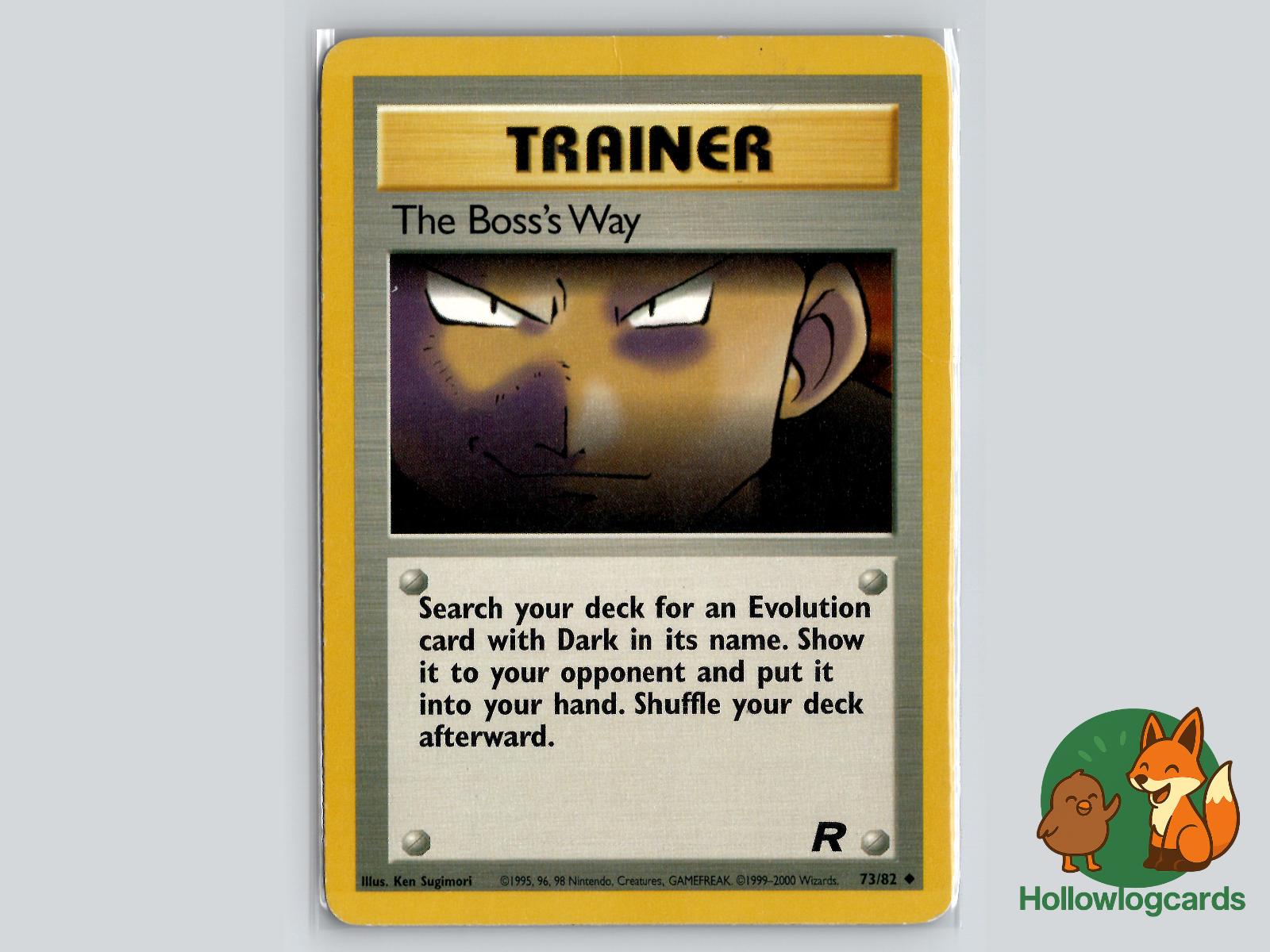 The Boss's Way (73/82) - Team Rocket Pokémon Card