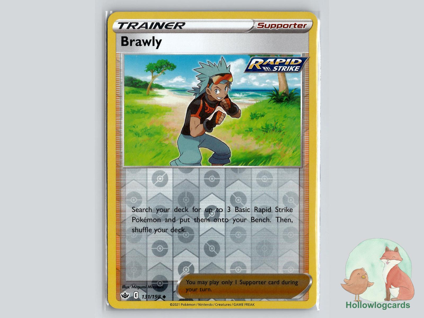 Brawly (131/198) - Chilling Reign Pokémon Card