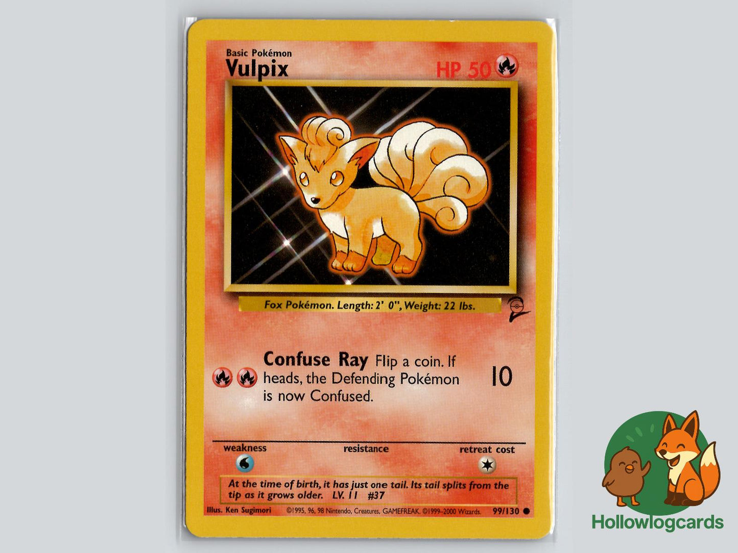 Vulpix (99/130) - Base Set 2 Pokémon Card