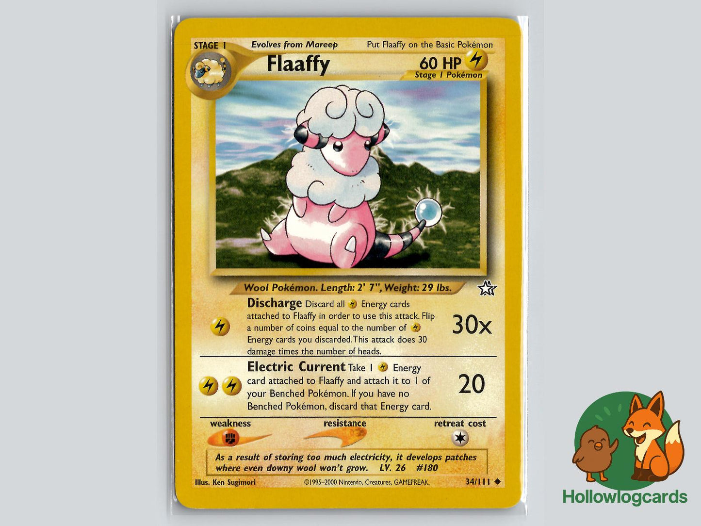 Flaaffy (34/111) - Neo Genesis Pokémon Card