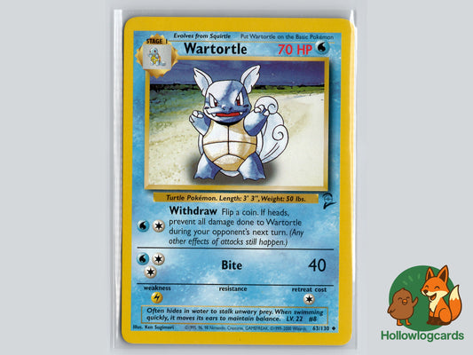 Image of Wartortle Base Set 2 (B2) #63