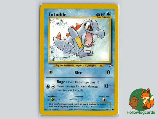 Image of Totodile Neo Genesis (N1) #80