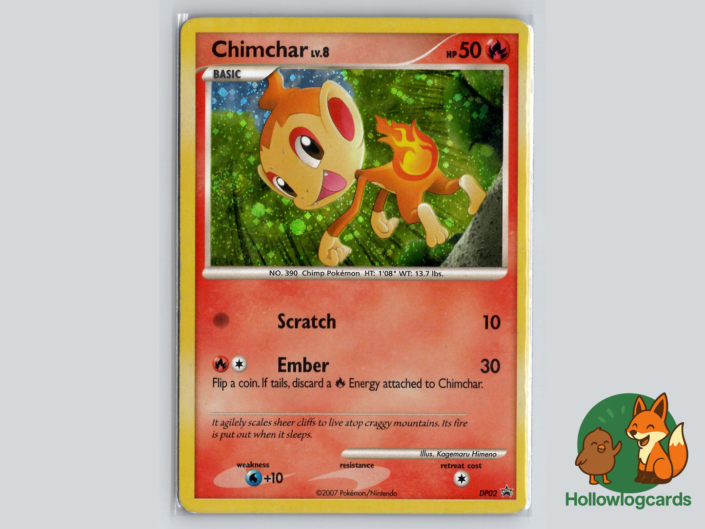 Image of Chimchar Diamond and Pearl Promos #DP02