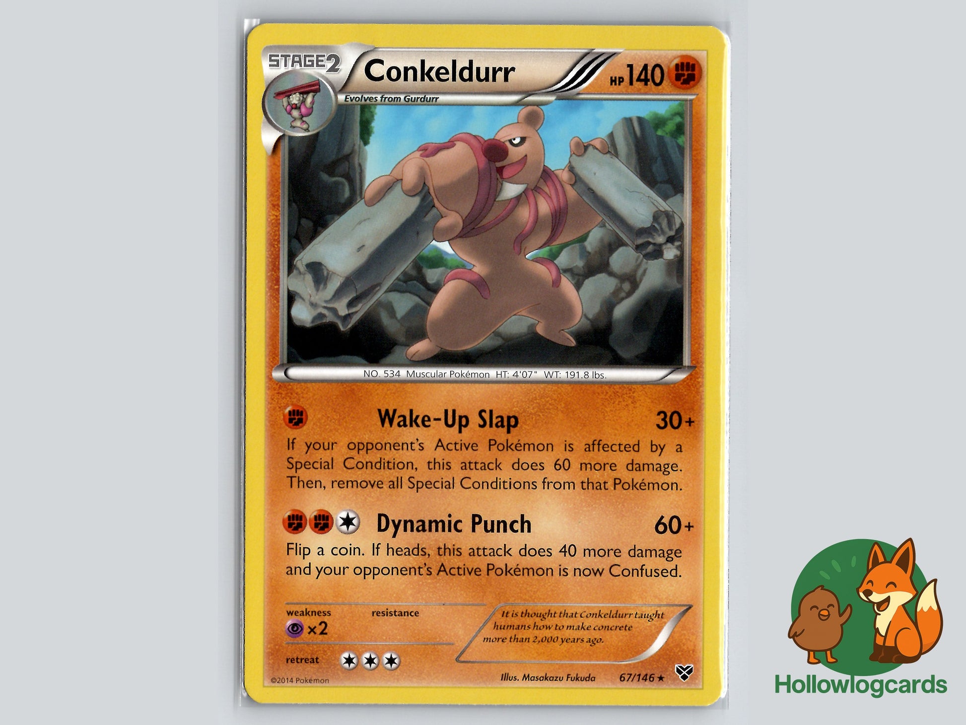 Image of Conkeldurr XY (XY) #67