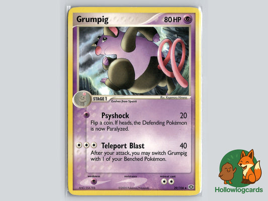 Image of Grumpig Emerald (EM) #29