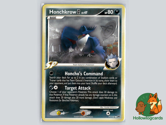 Image of Honchkrow G Platinum (PL) #77