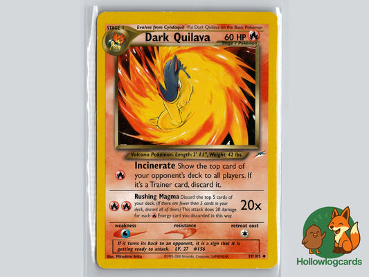 Image of Dark Quilava Neo Destiny (N4) #39