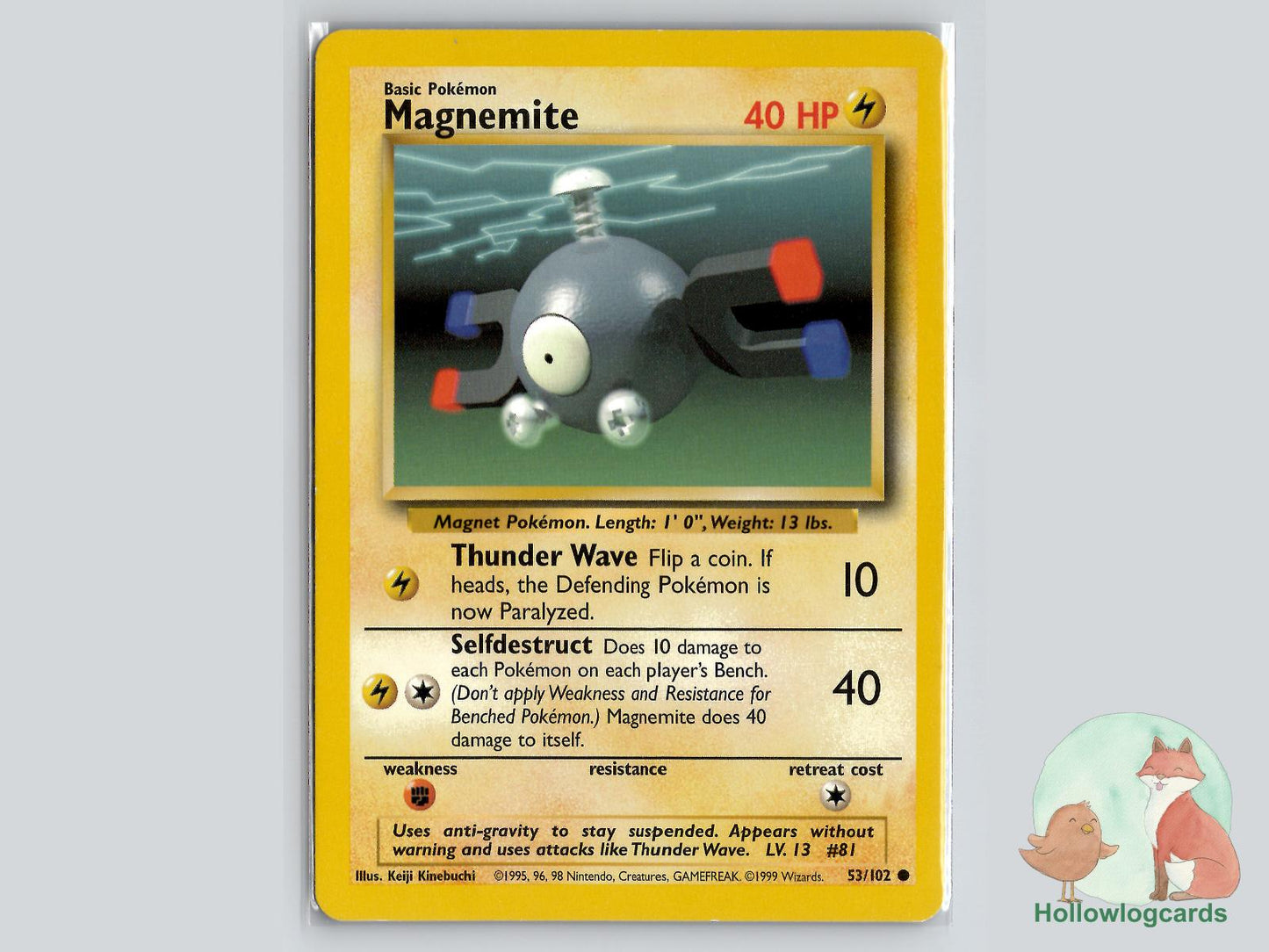 Magnemite (53/102) - Base Pokémon Card