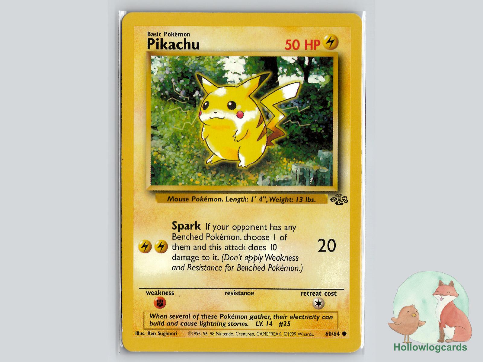 Pikachu (60/64) - Jungle Pokémon Card