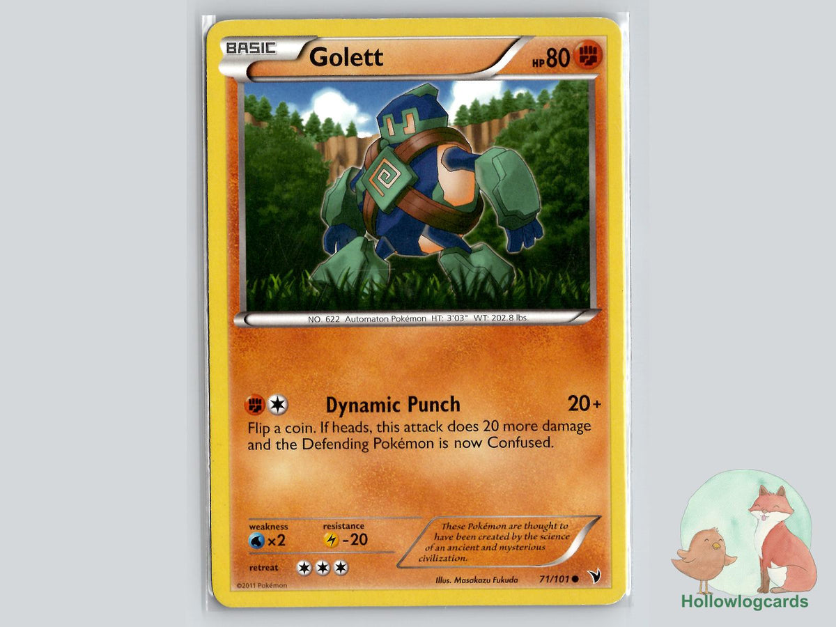 Golett (71/101) - Noble Victories Pokémon Card