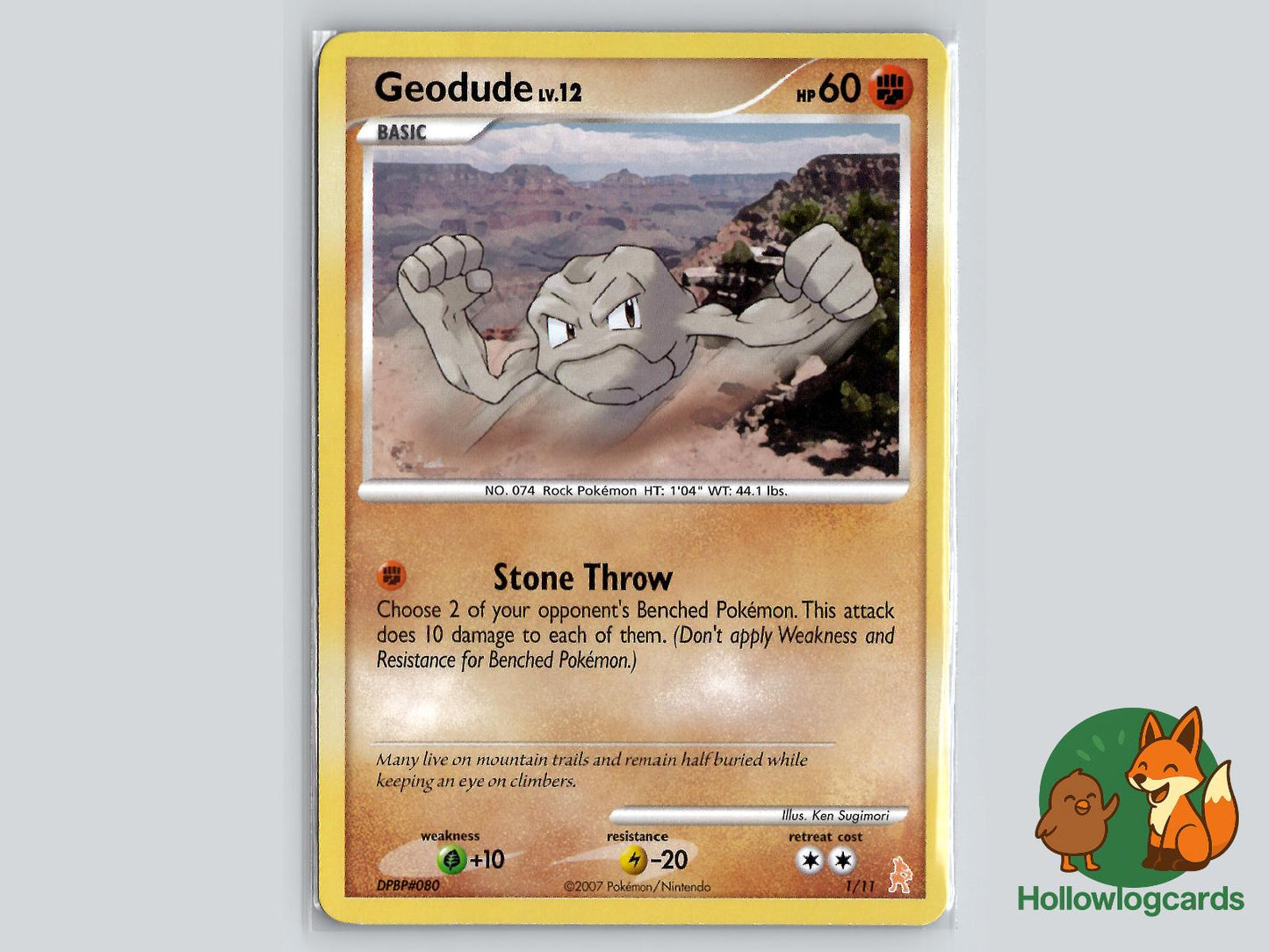 Geodude (1/11) Pokémon Card