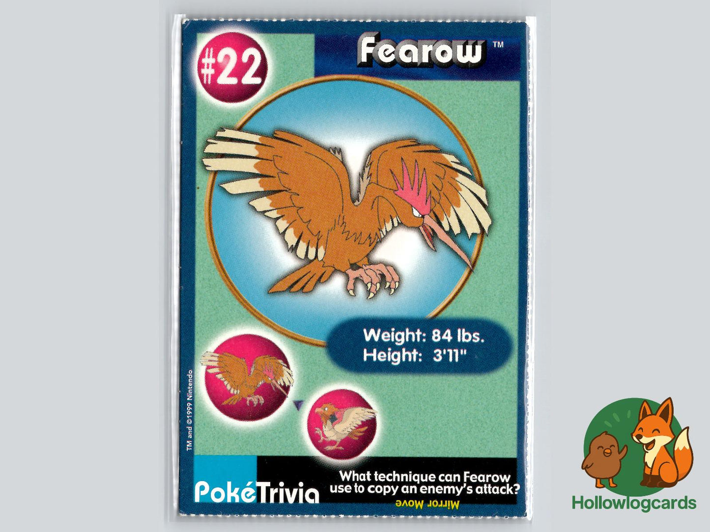 Fearow (22) Pokémon Card