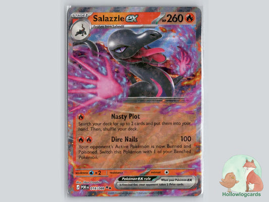 Salazzle ex (016/088) Pokémon Card