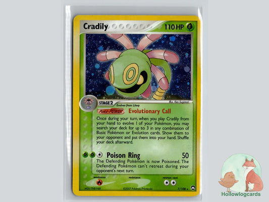 Cradily (7/108) - Power Keepers Pokémon Card