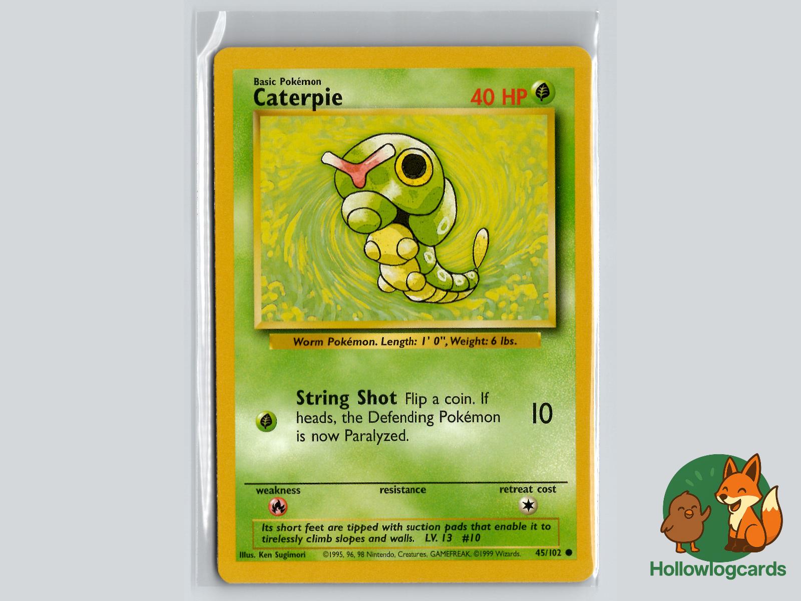 Caterpie (45/102) - Base Pokémon Card