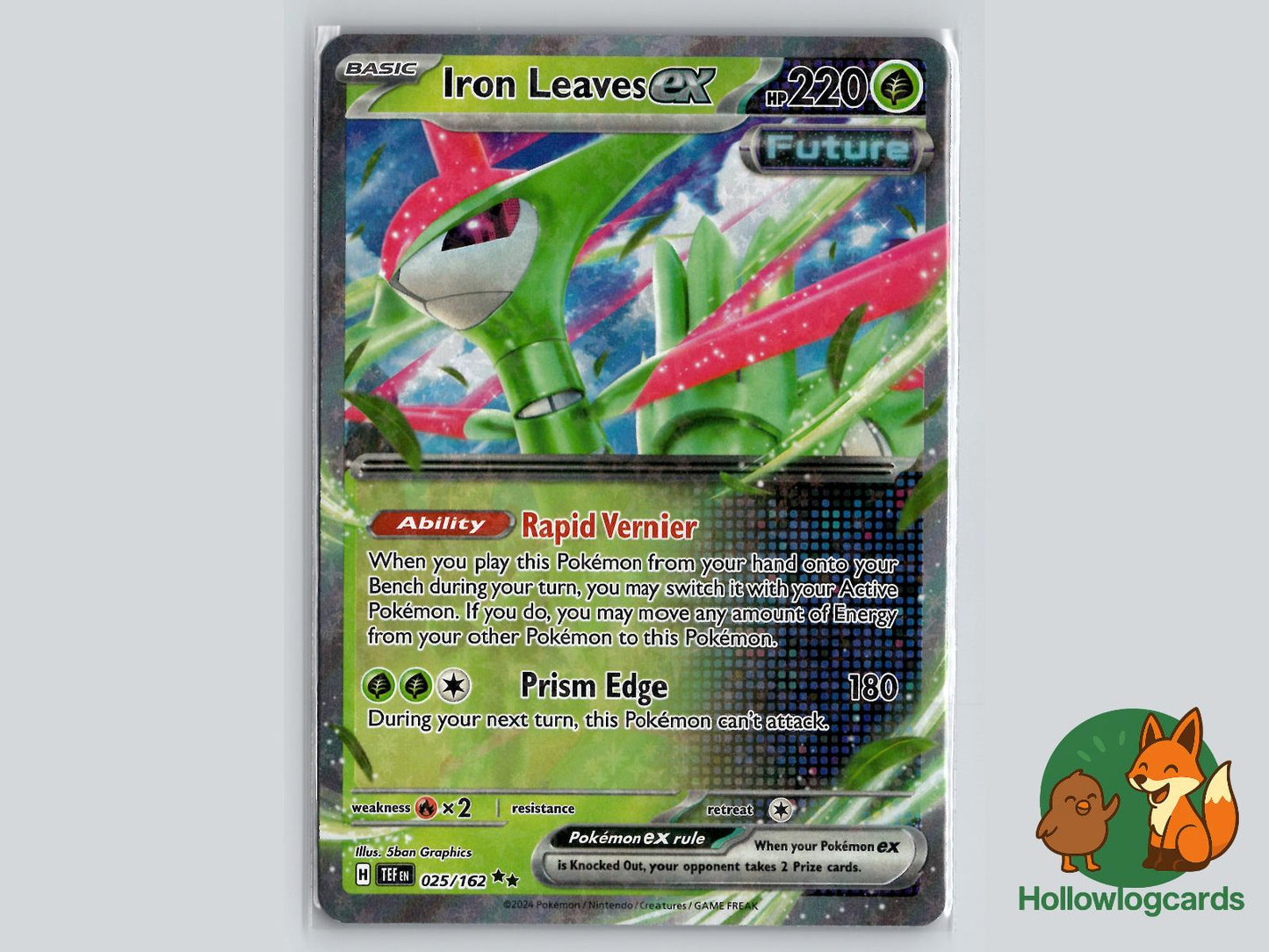 Iron Leaves ex (025/162) - Temporal Forces Pokémon Card