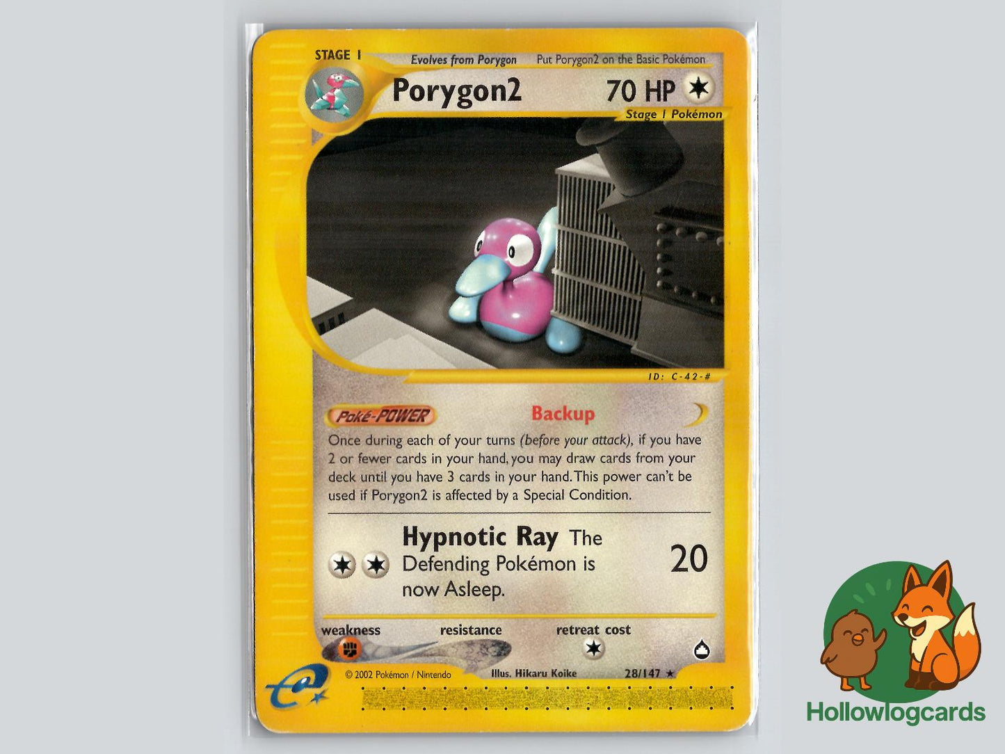 Porygon2 (28/147) - Aquapolis Pokémon Card