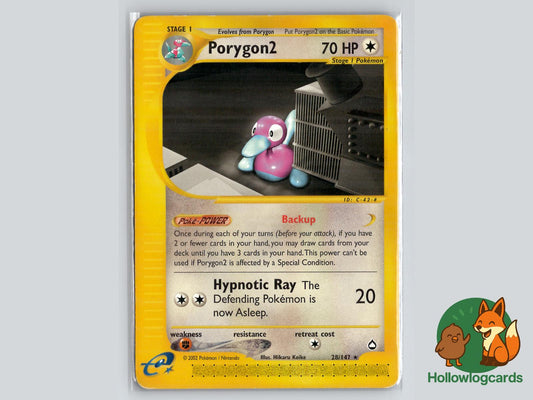 Porygon2 (28/147) - Aquapolis Pokémon Card