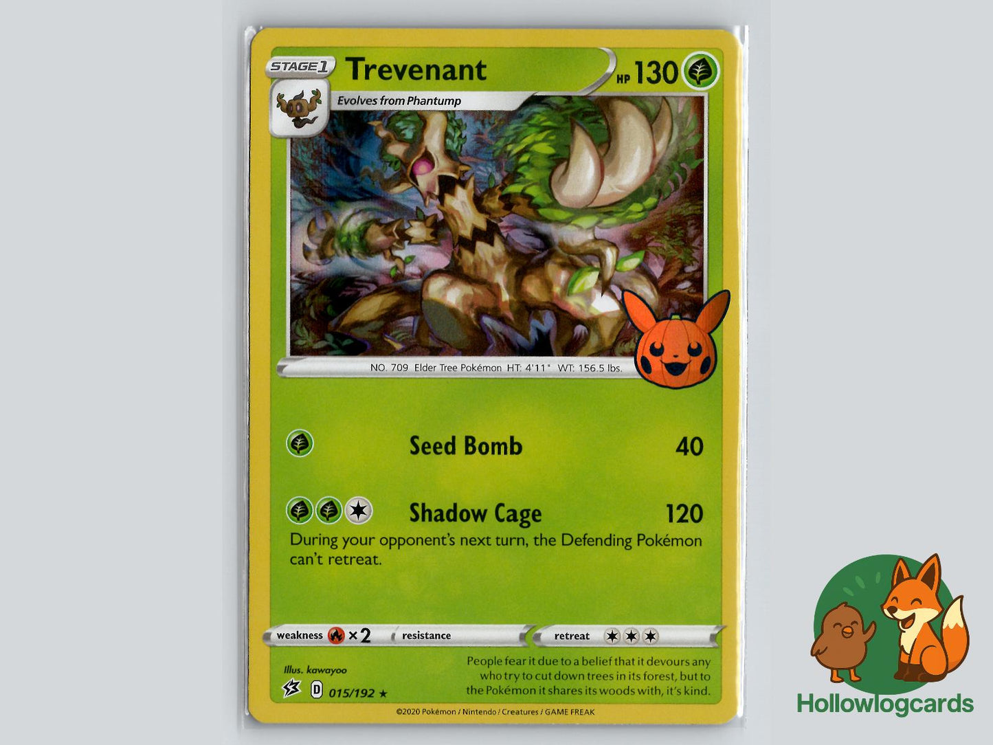 Trevenant (015/192) Pokémon Card