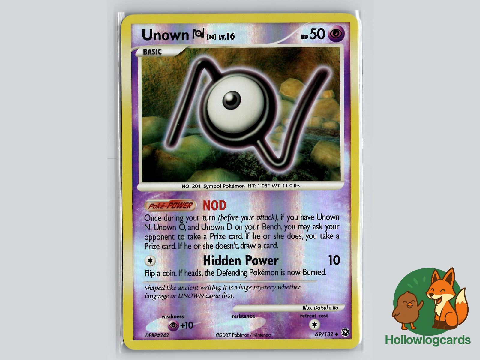 Unown [N] (69/132) - Secret Wonders Pokémon Card