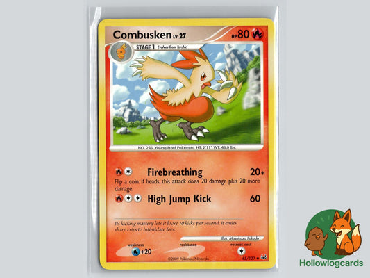 Combusken (45/127) - Platinum Pokémon Card